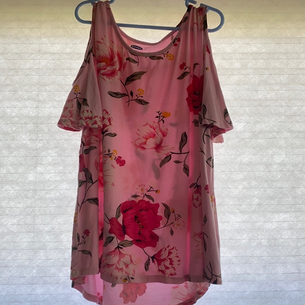 Old navy girls flower top size 8